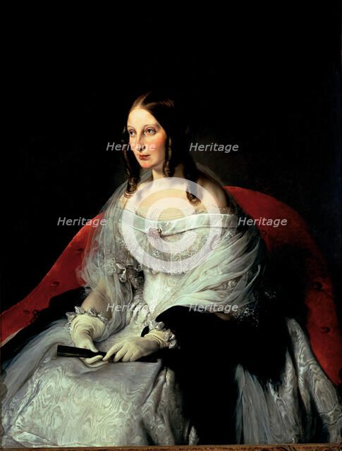 Portrait of Sarah Louise Strachan (1818-1881), principessa di Sant'Antimo, 1840-1844.