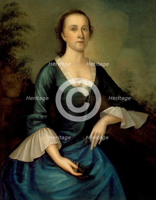 Portrait of Sarah Larrabee Edes, c1760. Creator: Joseph Badger.