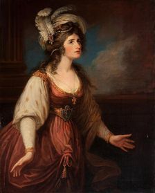 Portrait of Sarah Siddons (1755-1831) als Zara, ca 1784