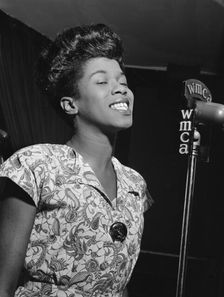 Portrait of Sarah Vaughan, Café Society (Downtown), New York, N.Y., ca. Sept. 1946. Creator: William Paul Gottlieb