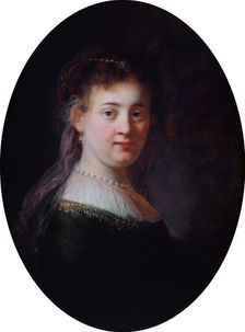 Portrait of Saskia van Uylenburgh, 1633. Artist: Rembrandt van Rhijn (1606-1669)