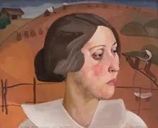 Portrait of Sasha, 1923. Creator: Grigoriev, Boris Dmitryevich (1886-1939)