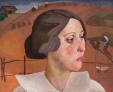 Portrait of Sasha, 1923. Creator: Grigoriev, Boris Dmitryevich (1886-1939)