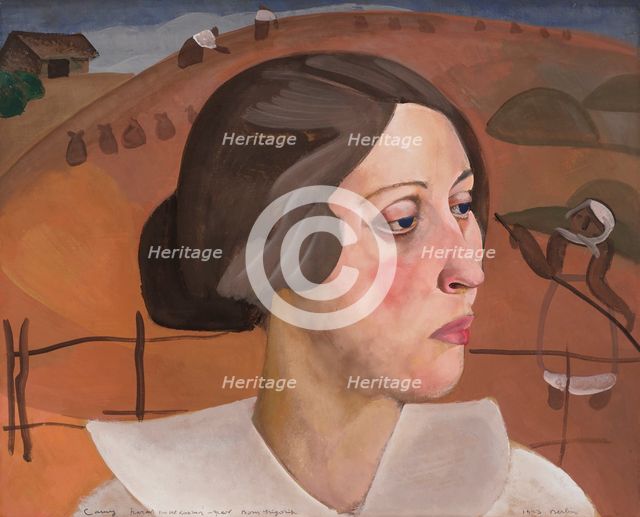 Portrait of Sasha, 1923. Creator: Grigoriev, Boris Dmitryevich (1886-1939).