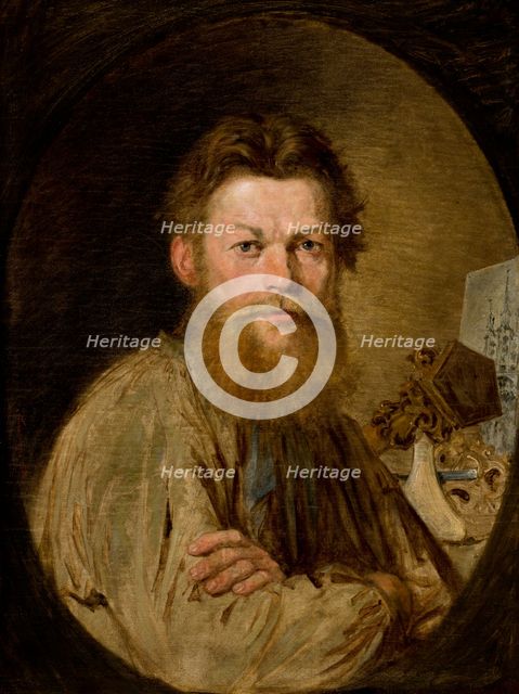 Portrait of Sculptor Kazimierz Wakulski, 1868. Creator: Antoni Kozakiewicz.