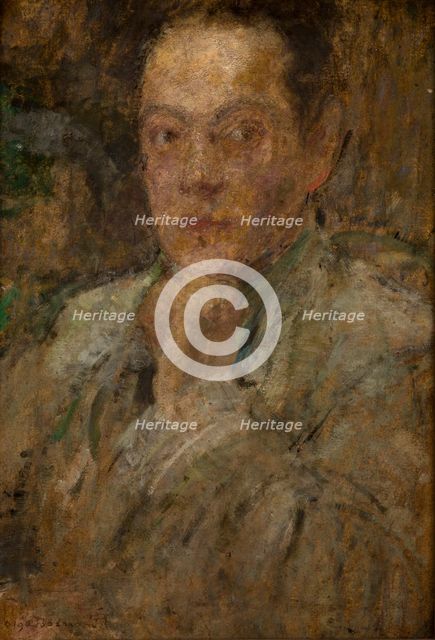 Portrait of Sculptor Stefan Zbigniewicz, c1930. Creator: Olga Boznanska.