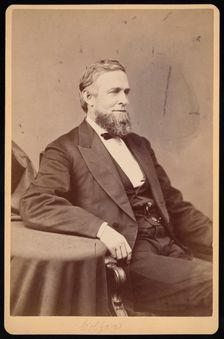 Portrait of Schuyler Colfax (1823-1885), Before 1885. Creator: Brady's National Photographic Portrait Galleries
