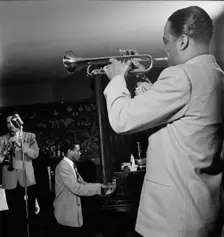 Portrait of (Scoville) Toby Browne, Kenny Kersey, and Buck Clayton, Café Society (Downtown), NY,1947 Creator: William Paul Gottlieb