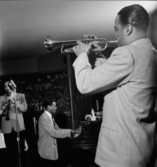 Portrait of (Scoville) Toby Browne, Kenny Kersey, and Buck Clayton, Café Society (Downtown), NY,1947 Creator: William Paul Gottlieb