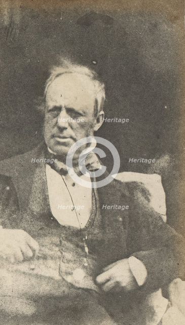 Portrait of Seated Man, 1850s. Creator: Unknown.