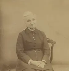 Portrait of seated older woman, 1880-1890. Creator: Thomas Eakins