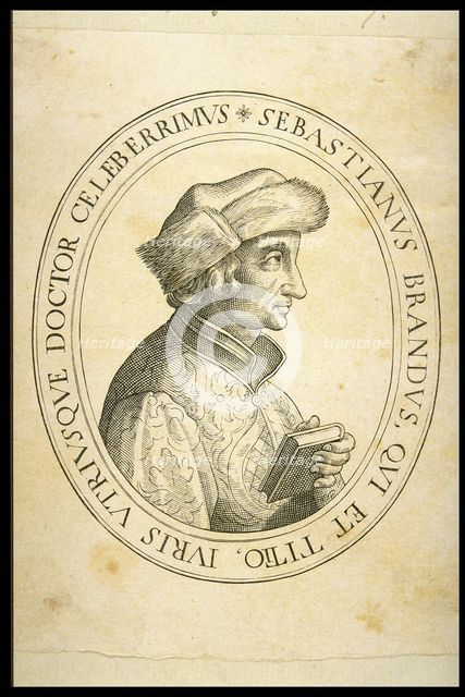 Portrait of Sebastian Brant , c. 1497.