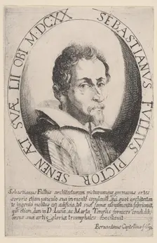Portrait of Sebastiano Fulli, 1634. Creator: Bernardino Capitelli