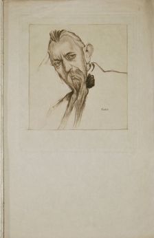 Portrait of Sébastien Voirol (1870-1930) , 1913. Creator: Bakst, Léon (1866-1924)