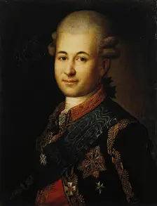 Portrait of Semion Zorich, 1795. Creator: Unknown