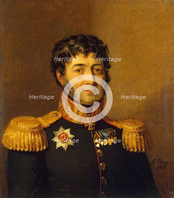 Portrait of Semyon G. Gangeblov (1757-1827), 1826. Creator: George Dawe.