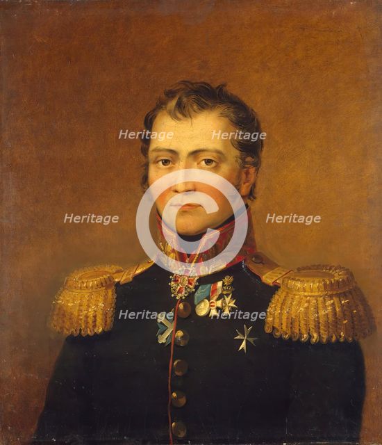 Portrait of Semyon Kh. Stavrakov (1763/64-1819), 1823. Creator: Workshop of George Dawe.
