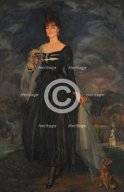 Portrait of señora S. W. de S. . Creator: Zuloaga y Zabaleto, Ignacio (1870-1945).