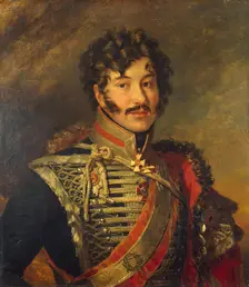 Portrait of Sergey N. Lanskoy (1774-1814), 1822. Creator: Workshop of George Dawe