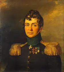 Portrait of Sergey N. Ushakov (1776-1814) (2nd), 1822. Creator: Workshop of George Dawe