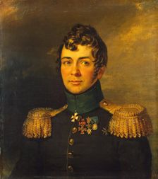 Portrait of Sergey N. Ushakov (1776-1814) (2nd), 1822. Creator: Workshop of George Dawe