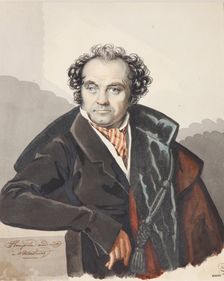 Portrait of Sergey Dmitryevich Lvov (1781-1857), 1820s. Creator: Hampeln, Carl, von (1794-after 1880)