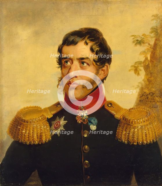 Portrait of Sergey G. Volkonsky (1788-1865), 1823. Creator: George Dawe.