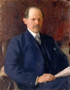Portrait of Sergey Ivanovich Senkov, 1908. Artist: Kulikov, Ivan Semyonovich (1875-1941)