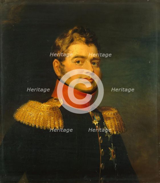 Portrait of Sergey Ya. Repninsky (1775-1818) (2nd), 1824. Creators: George Dawe, Workshop of George Dawe.