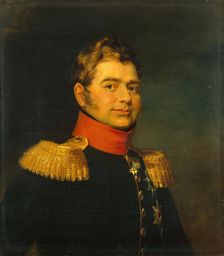 Portrait of Sergey Ya. Repninsky (1775-1818) (2nd), 1824. Creators: George Dawe, Workshop of George Dawe