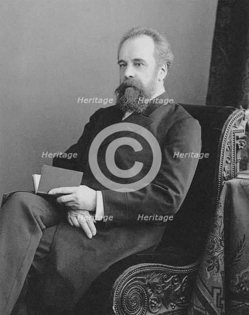 Portrait of Sergei Mikhailovich Tretyakov (1834-1892), 1881.