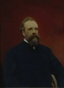 Portrait of Sergei Mikhailovich Tretyakov (1834-1892), 1895. Artist: Serov, Valentin Alexandrovich (1865-1911)