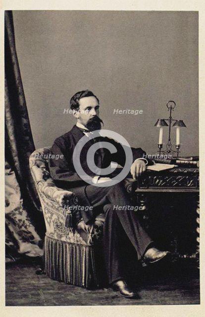 Portrait of Sergei Mikhailovich Tretyakov (1834-1892), Early 1860s.