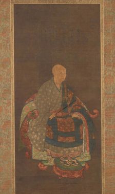 Portrait of Shun'oku Myoha, ca. 1383. Creator: Unknown