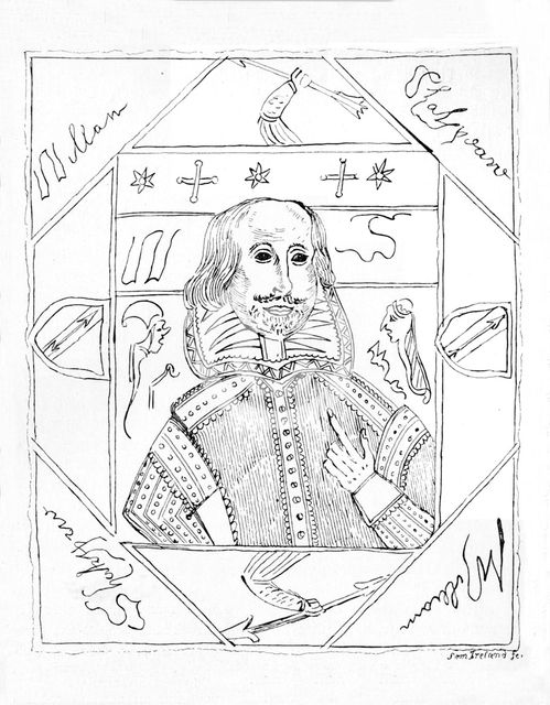 'Portrait of Shakespeare', 1790s, (1910). Artist: William Henry Ireland.