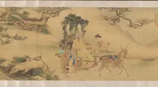 Portrait of Shaoyu in the guise of Liu Ling, ca. 1795. Creator: Unknown