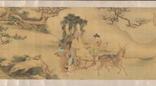 Portrait of Shaoyu in the guise of Liu Ling, ca. 1795. Creator: Unknown
