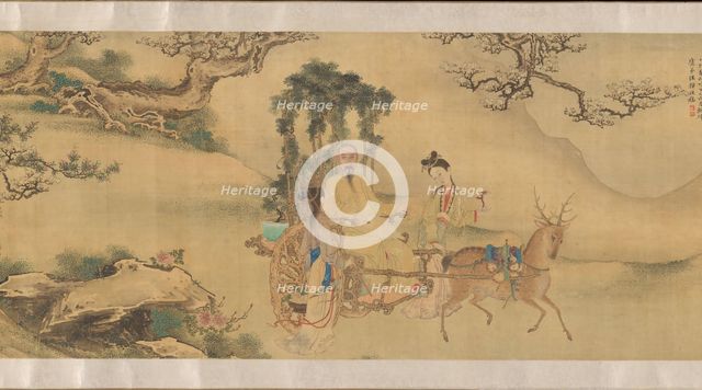 Portrait of Shaoyu in the guise of Liu Ling, ca. 1795. Creator: Unknown.