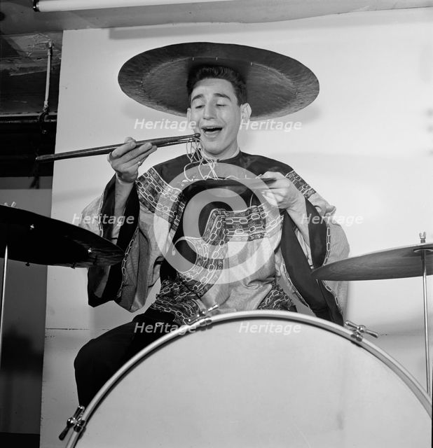 Portrait of Shelly Manne, New York, N.Y.(?), ca. June 1947. Creator: William Paul Gottlieb.