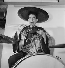 Portrait of Shelly Manne, New York, N.Y.(?), ca. June 1947. Creator: William Paul Gottlieb