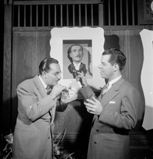 Portrait of Shep Fields and Tex Beneke, Glen Island Casino, New York, N.Y., May 16, 1947. Creator: William Paul Gottlieb