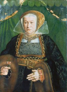 Portrait of Sibylla Kessel, c1540-1545. Creator: Bartholomaeus Bruyn the Elder