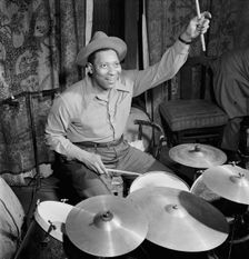 Portrait of Sid Catlett, New York, N.Y., ca. Mar. 1947. Creator: William Paul Gottlieb