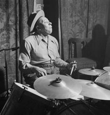 Portrait of Sid Catlett, New York, N.Y., ca. Mar. 1947. Creator: William Paul Gottlieb