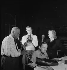 Portrait of Sidney Bechet, 1938. Creator: William Paul Gottlieb