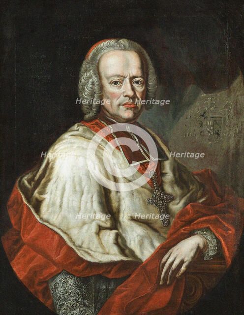 Portrait of Siegmund III Christoph Graf von Schrattenbach (1698-1771), Prince-Archbishop of Salzburg Creator: Anonymous.