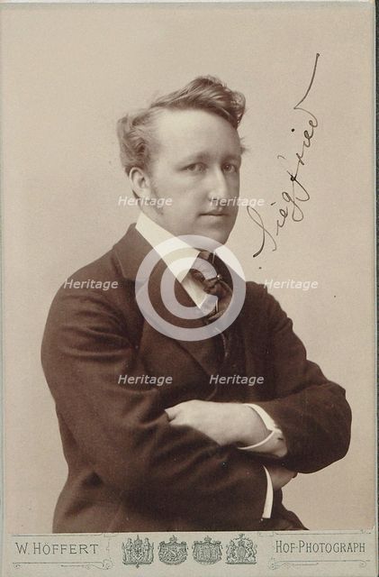 Portrait of Siegfried Wagner  (1869-1930).