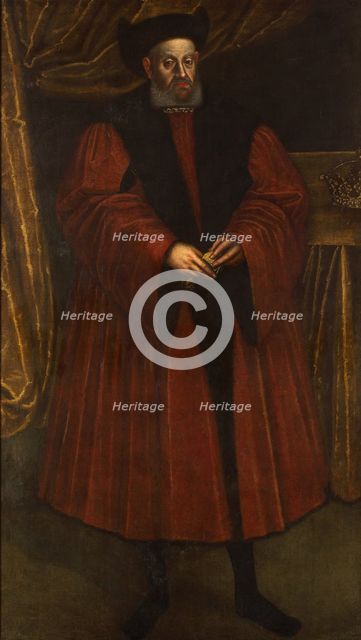 Portrait of Sigismund I of Poland (1467-1548), 17th century. Artist: Anonymous  