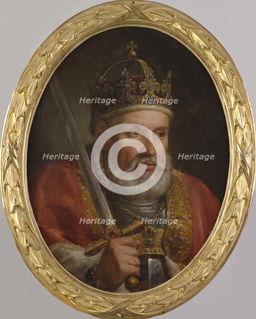 Portrait of Sigismund I of Poland (1467-1548), 1768-1771. Creator: Bacciarelli, Marcello (1731-1818).