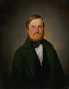 Portrait of Sigismund Tibély, c1849. Creator: Karol Augustus Tibely
